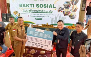 Sentra Tumou Tou Manado Salurkan Bantuan ATENSI Terbesar ke Boalemo Sepanjang 2026