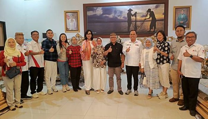 Bupati Sofyan Sambut Pengurus PMI Pusat, Apresiasi Rakernis Regional V di Gorontalo