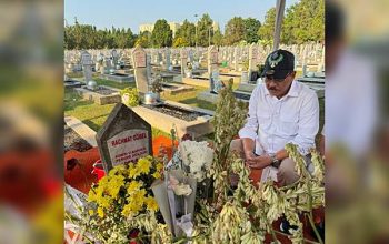 Di TMP Kalibata, Bupati Rum Panjatkan Doa untuk Almarhum Rachmat Gobel