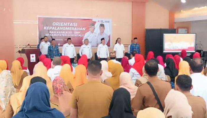 Kepsek SD-SMP di Kabgor Wajib Ikuti Orientasi Kepalangmerahan