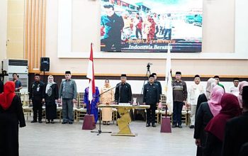 Pelantikan Kepsek di Kota Gorontalo Dirangkaikan dengan Doa untuk Almarhum Rachmat Gobel