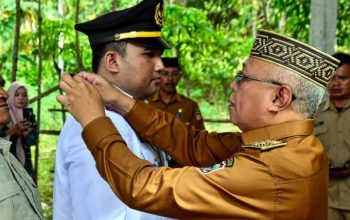 Pelantikan Pj Kades Botumoputi, Bupati Sofyan Tekankan Pelayanan dan Persiapan Pilkades 2027