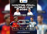 Pemkot Gelar Nobar Final Piala Dunia 2026, Gratis dan Ada Doorprize