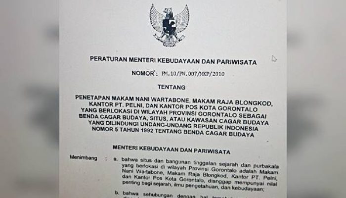 Permen Kebudayaan dan Pariwisata Tahun 2010: Eks Rumah Jawatan Kantor Pos Tak Masuk Cagar Budaya
