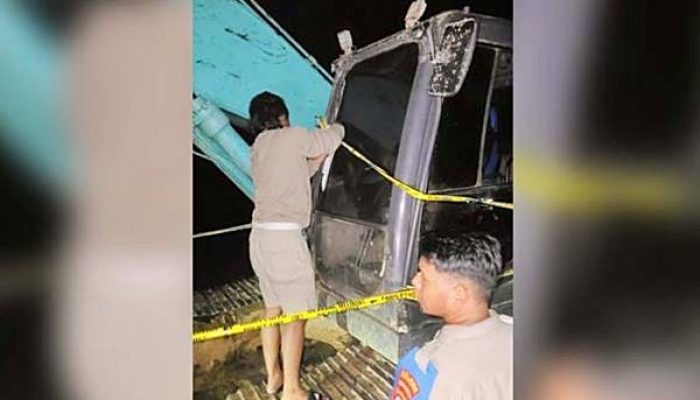 Polres Pohuwato Tindak Dugaan PETI di Patilanggio, Excavator dan Lima Orang Diamankan