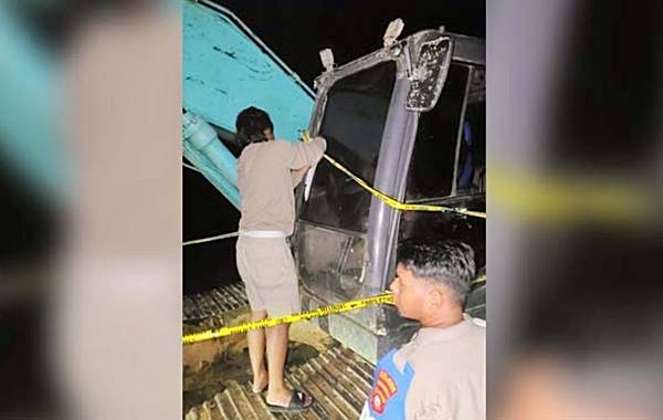 Polres Pohuwato Tindak Dugaan PETI di Patilanggio, Excavator dan Lima Orang Diamankan