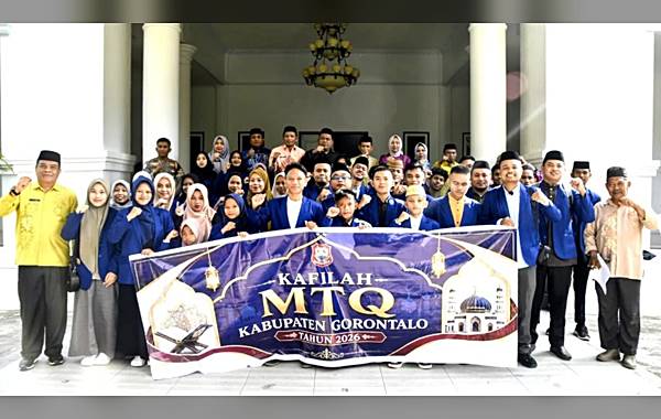 Sekda Lepas 49 Kafilah MTQ, Optimistis Kabgor Raih Prestasi di Tingkat Provinsi