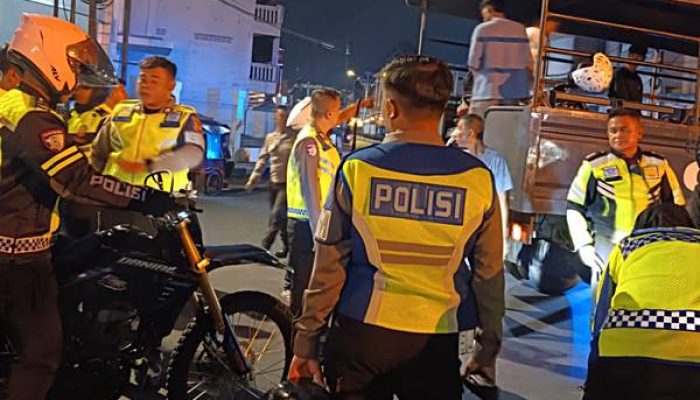 Balap Liar di Tugu Saronde Dibubarkan, Puluhan Motor Diangkut Polisi