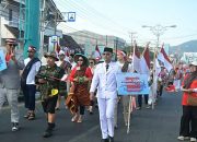 Bapppeda Gorontalo Tampilkan Semangat Perjuangan Lewat Parade Kostum