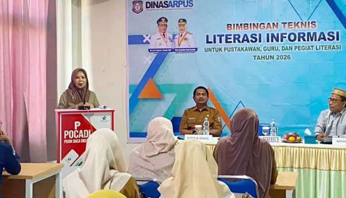 Hadapi Banjir Informasi, Dinas Arpus Provinsi Perkuat Kompetensi Penggerak Literasi