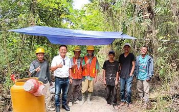 Jalan Tani Muara Bone Dikebut, Rizki Huntoyungo Kawal Akses Petani