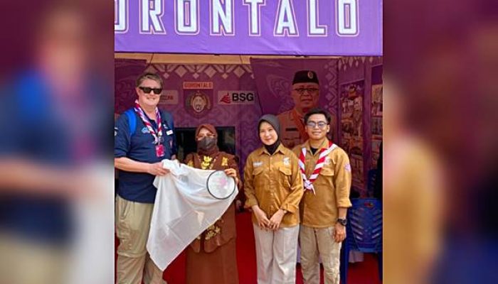 Karawo Jadi Magnet di Jamnas, Cucu Baden-Powell Kepincut Budaya Gorontalo