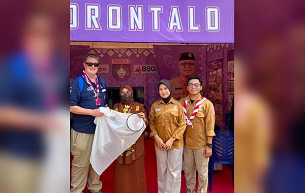 Karawo Jadi Magnet di Jamnas, Cucu Baden-Powell Kepincut Budaya Gorontalo