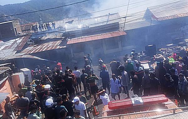 Kebakaran Hanguskan Empat Rumah di Biawu, Tiga Ludes Dilalap Api