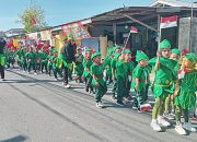 Kostum Tinkerbell TK Negeri Pembina Telaga Curi Perhatian di Karnaval Jalan Sehat+