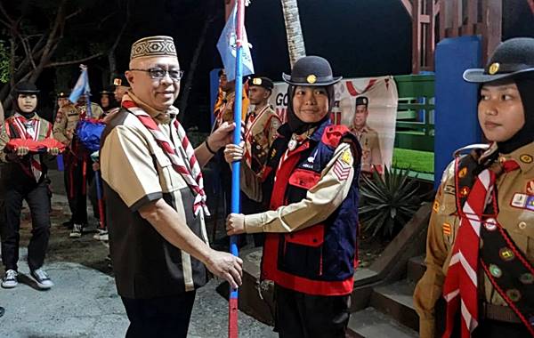 Lepas Kontingen Jamnas XII, Sofyan_ Jaga Nama Baik Daerah dan Manfaatkan Kesempatan
