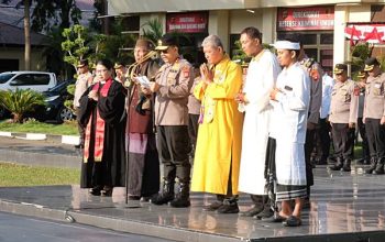 Polda Gorontalo Panjatkan Doa untuk Korban Gempa NTT