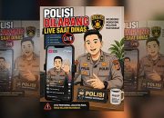 Polisi Dilarang Live di Medsos Saat Dinas, Nekat Bisa Kena Sanksi
