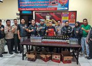 Polsek Kota Utara Amankan 74 Botol Miras dalam Operasi KRYD