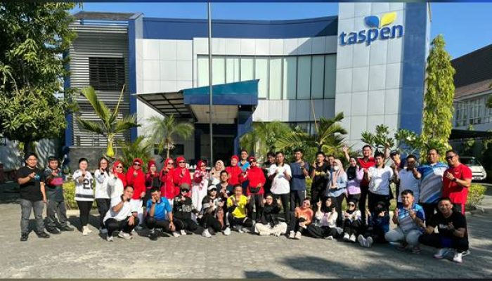 Semarak HUT ke-81 RI, TASPEN Gorontalo Ajak Pensiunan Tetap Sehat dan Aktif