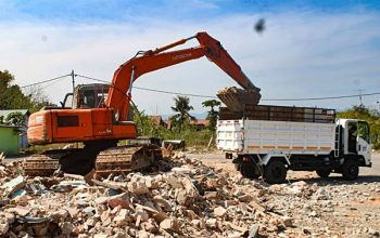 Sisa Bangunan Dibersihkan, Lokasi Pembangunan Kantor Wali Kota Baru Segera Dipagari