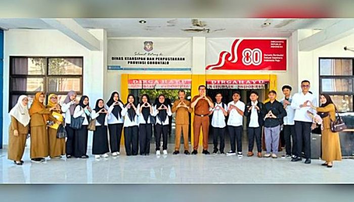 Tata Arsip Lima OPD, Dinas Arpus Provinsi Gorontalo Terjunkan 13 Petugas