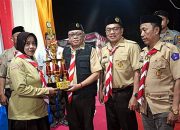 Tutup Perkemahan Pramuka Pulubala, Bupati Sofyan Tekankan Kesiapan Generasi Emas 2045