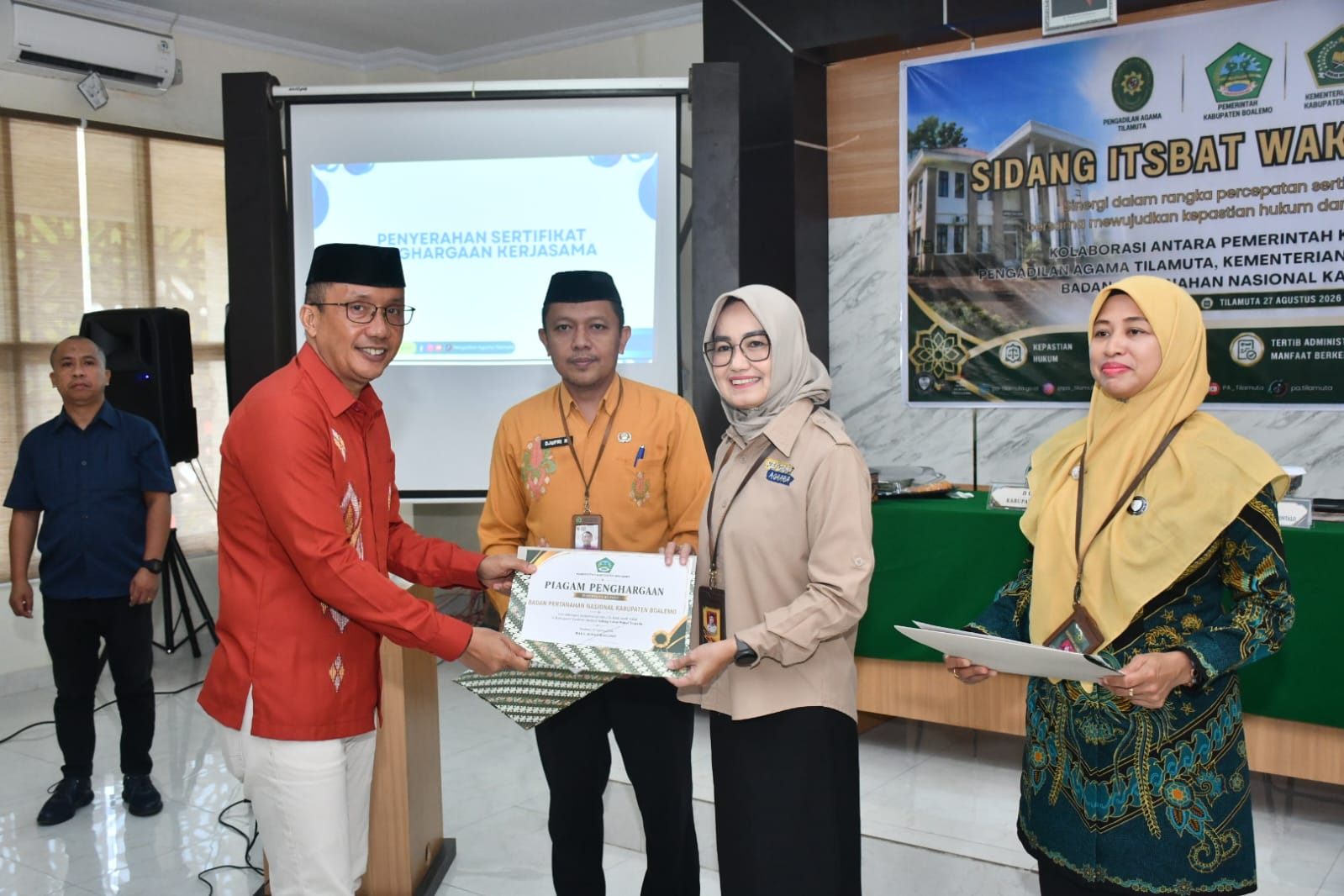 11 Tanah Wakaf di Boalemo Ikuti Sidang Terpadu untuk Kepastian Hukum