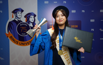 Wisuda ke-75 BINUS University: Perjalanan Rachel Evangeline Binusian Bandung, Bertumbuh Bersama Ekosistem BINUS @Bandung
