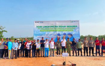 Dukung Kawasan Hijau, Pelindo Tanam 600 Pohon di Coastal Area Karimun