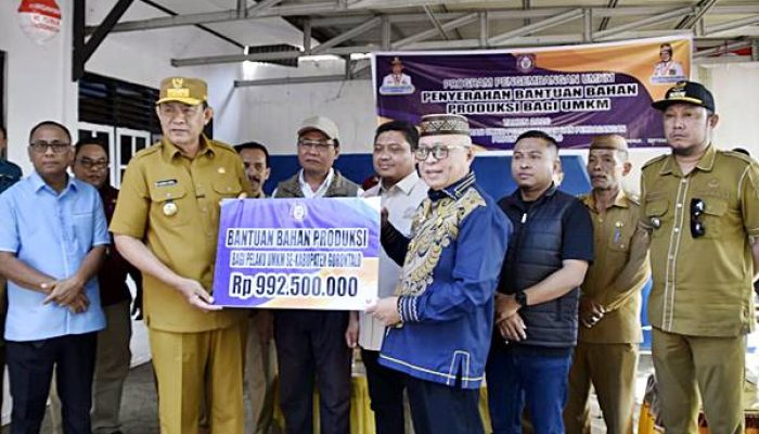 397 UMKM Kabgor Dapat Bantuan, Sofyan Puhi: Jadikan Modal untuk Berkembang