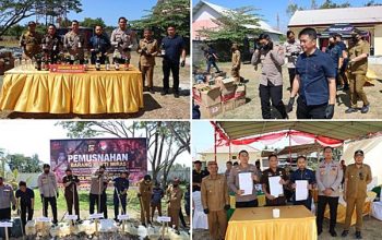 8.080 Liter Cap Tikus Dimusnahkan, Polres Gorontalo Perketat Peredaran Miras