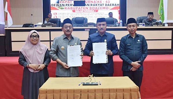 Bupati Rum Pagau Serahkan Pertanggungjawaban APBD 2025 ke DPRD Boalemo
