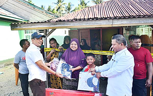 Korban Kebakaran Piloliyanga Dapat Bantuan, Wabup Minta Warga Waspada