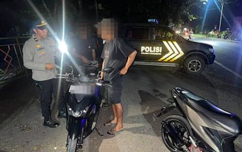 Balap Liar di Eks Kantor Bappeda Pohuwato Dibubarkan Polisi