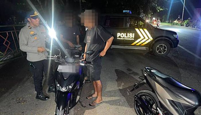 Balap Liar di Eks Kantor Bappeda Pohuwato Dibubarkan Polisi