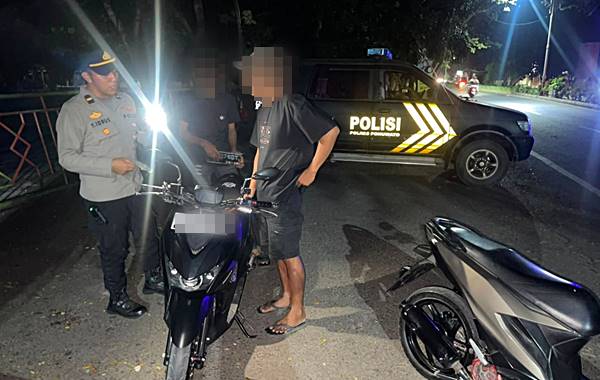 Balap Liar di Eks Kantor Bappeda Pohuwato Dibubarkan Polisi