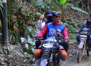 Dua Hari Tempuh Medan Berat, Gusnar Tembus Pinogu Naik Ojek