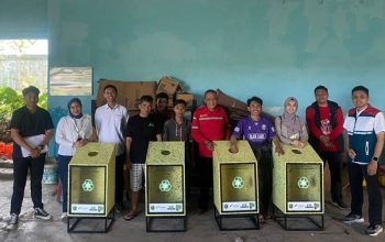 Gandeng Pemuda Makassar, Pertamina Patra Niaga Sulap Limbah Segel Tangki Jadi Tempat Sampah