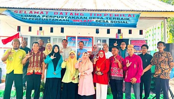 Perpustakaan Melati Jadi Peserta Pertama Visitasi Lomba Perpustakaan Desa Tingkat Provinsi