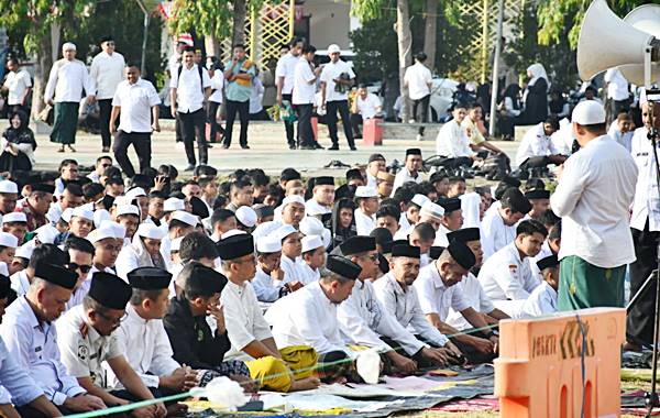 Hadapi Kemarau, Pemkab Boalemo Gelar Salat Istisqa