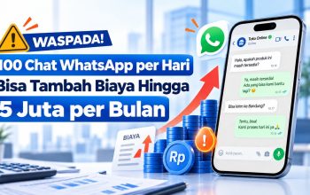 100 Chat WhatsApp per Hari Bisa Tambah Biaya hingga Rp5 Juta per Bulan?