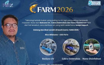 Industri Udang Punya Alternatif Pengganti Kaporit, FisTx Siap Unjuk Solusi di FARM 2026