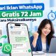Chat dari Iklan WhatsApp Bisa Gratis 72 Jam, Ini Cara Maksimalkannya