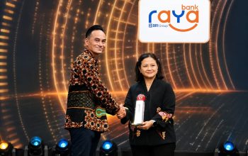 Dorong Kebiasaan Menabung Generasi Muda, Raya Active Bank Raya Raih Penghargaan