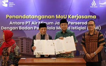 Hari Pelanggan Jadi Momentum, PAM JAYA Beri Air Gratis untuk Masjid Istiqlal