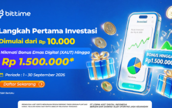 Di Tengah Tren Emas Global, Bittime Perkenalkan Investasi Kripto Berbasis Emas
