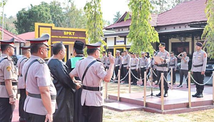 Delapan Jabatan Strategis di Polres Bonbol, Kapolres: Segera Bangun Sinergi