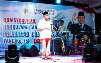 Diinisiasi Adhan, HUT ke-75 Prabowo Dirayakan Lewat Doa Lintas Agama di Gorontalo