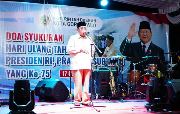 Diinisiasi Adhan, HUT ke-75 Prabowo Dirayakan Lewat Doa Lintas Agama di Gorontalo